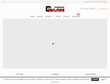 Tablet Screenshot of giavoniarredamenti.it